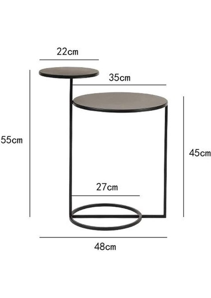 Ivar Iskandinav Siyah Sehpa fırsatları