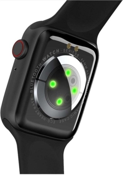 Watch 6 2023 Akıllı Saat Nabız Ölçer Çok Fonksiyonlu Siyah