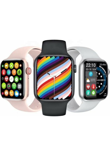 Watch 6 Pro Edition 2023 Series Akıllı Saat Suya Dayanıklı Ateş ve Nabız Ölçer Çok Fonksiyonlu