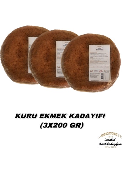 İstanbul Ekmek Kadayıfçısı Kuru Ekmek Kadayıfı 3 x 200 gr