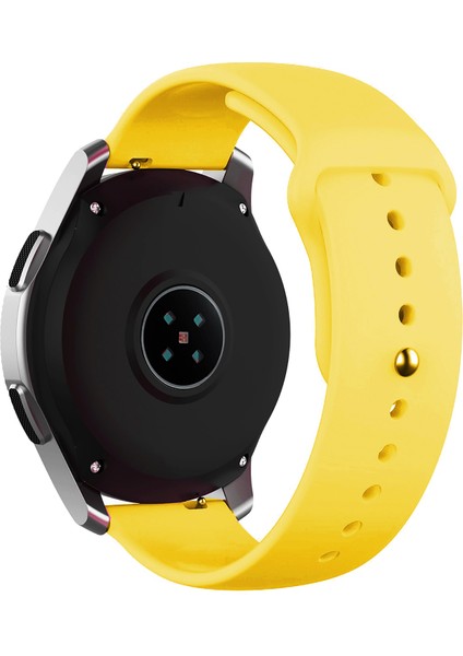 Samsung Galaxy Watch 7 Fe 4 5 Pro 6 Classic 40 42 43 44 45 46 47 Mm Uyumlu Kordon (20 Mm) Silikon Kordon Kayış
