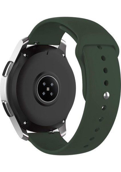 Samsung Galaxy Watch 7 Fe 4 5 Pro 6 Classic 40 42 43 44 45 46 47 Mm Uyumlu Kordon (20 Mm) Silikon Kordon Kayış