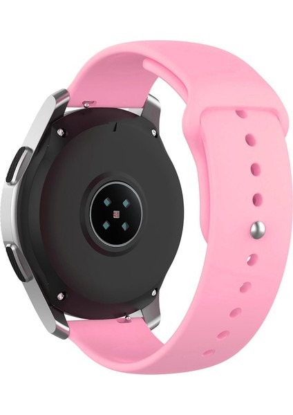 Samsung Galaxy Watch 7 Fe 4 5 Pro 6 Classic 40 42 43 44 45 46 47 Mm Uyumlu Kordon (20 Mm) Silikon Kordon Kayış