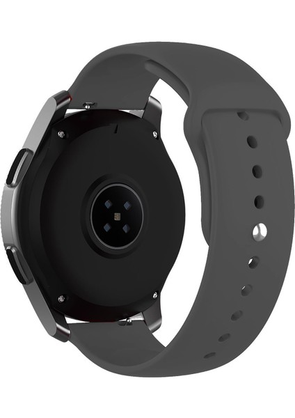 Samsung Galaxy Watch 7 Fe 4 5 Pro 6 Classic 40 42 43 44 45 46 47 Mm Uyumlu Kordon (20 Mm) Silikon Kordon Kayış