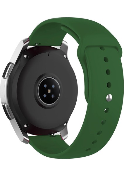 Samsung Galaxy Watch 5 Pro 45MM / Watch 5 40-44MM Uyumlu Kordon (20 Mm) Silikon Kayış