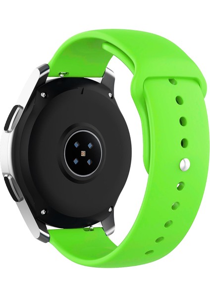 Samsung Galaxy Watch 5 Pro 45MM / Watch 5 40-44MM Uyumlu Kordon (20 Mm) Silikon Kayış