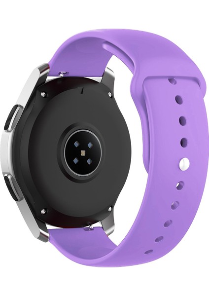 Samsung Galaxy Watch 5 Pro 45MM / Watch 5 40-44MM Uyumlu Kordon (20 Mm) Silikon Kayış