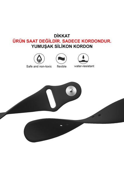 Samsung Galaxy Watch 5 Pro 45MM / Watch 5 40-44MM Uyumlu Kordon (20 Mm) Silikon Kayış fırsatları