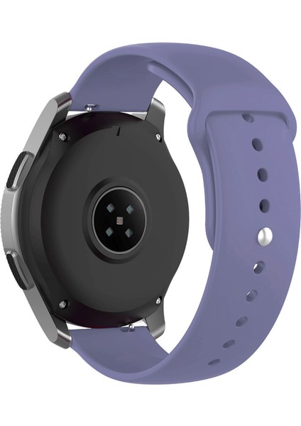 Samsung Galaxy Watch 5 Pro 45MM / Watch 5 40-44MM Uyumlu Kordon (20 Mm) Silikon Kayış