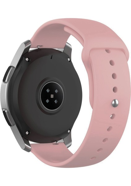 Samsung Galaxy Watch 5 Pro 45MM / Watch 5 40-44MM Uyumlu Kordon (20 Mm) Silikon Kayış