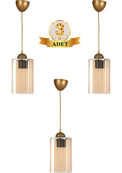 BBY Home & Design Avize,sarkıt,modern 3 Adet Andino Model