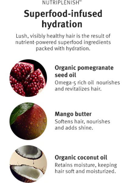 Nutriplenish Deep Moisturising Vegan Sulfate Free Shampoo 250ml indirimleri