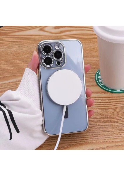 Apple iPhone 13 Pro Max Uyumlu Kılıf Magsafe Manyetik Halka Yumuşak Esnek Lazer Kesim Lüks fiyatları