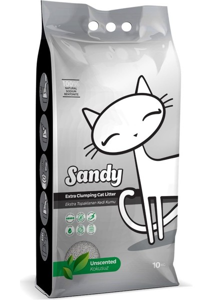 Cat Litter Doğal Sodyum Bentonit Kedi Kumu 10 kg