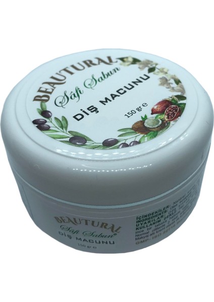 Doğal Diş Macunu-Florürsüz-Yenilebilir İçerikli-150gr