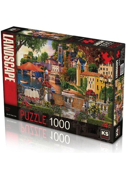 KS Games Italian Coast Italyan Sahili Puzzle & Yapboz -1000 Parça