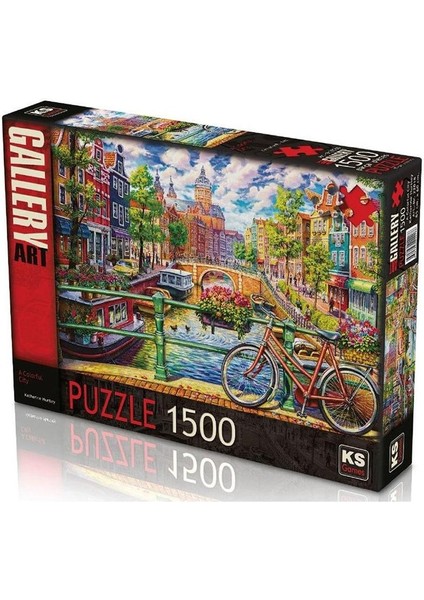 KS Games A Colorful City Renkli Bir Şehir Puzzle & Yapboz - 1500 Parça