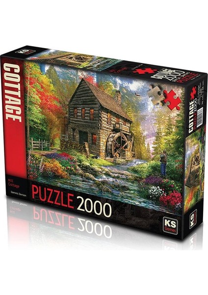 Mill Cottage Değirmen Kulübesi Puzzle & Yapboz - 2000 Parça