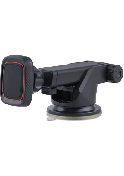 W16 Magnetik Araç Telefon Tutucu Kuvvetli Vantuz/mıknatısı Teleskopik 240° Açılı Dönen Kol