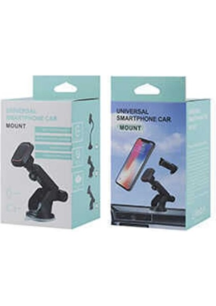 W16 Magnetik Araç Telefon Tutucu Kuvvetli Vantuz/mıknatısı Teleskopik 240° Açılı Dönen Kol fırsatları