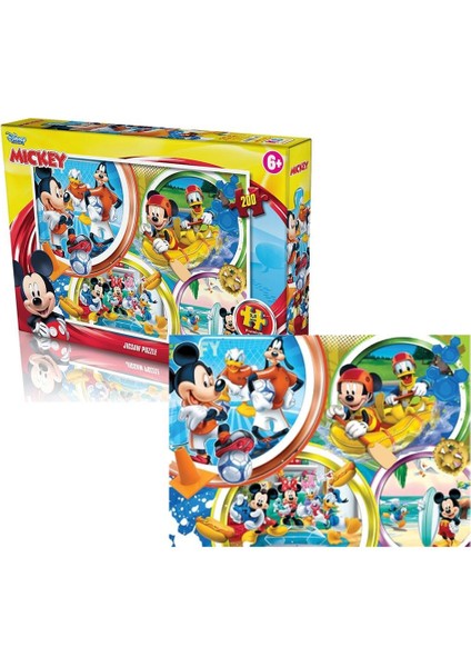 KS Games Mickey Mouse Puzzle & Yapboz - 200 Parça