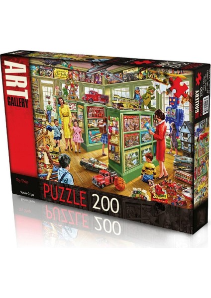 KS Games Toy Shop Oyuncak Dükkanı Puzzle & Yapboz - 200 Parça