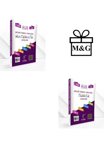 8. Sınıf LGS Ros Matematik ve Türkçe Soru Bankası