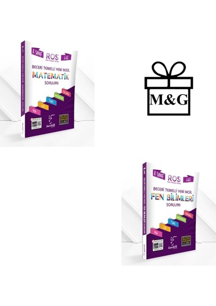 8. Sınıf LGS Ros Matematik ve Fen Bilimleri Soru Bankası