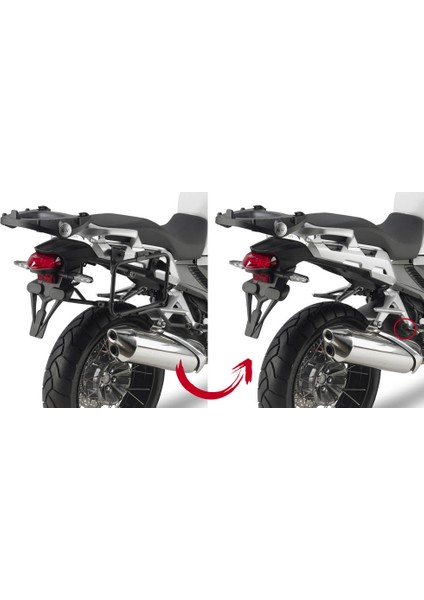 Gıvı PLR1110 Honda Vfr 1200X Crosstourer (12-19) Yan Çanta Taşıyıcı