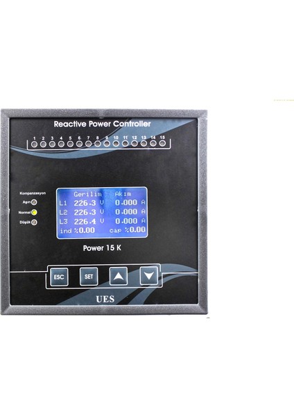(Ues) Power 15-K Reaktif Güç Kontrol Rölesi