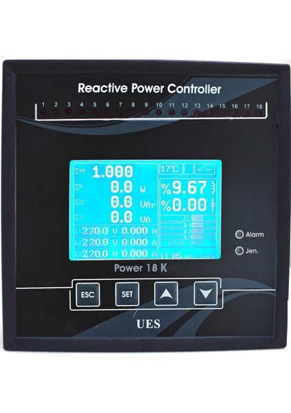 (Ues) Power 18-K Reaktif Güç Kontrol Rölesi