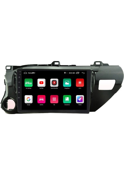 Toyota Hılux Android Carplay Navigasyon Multimedya Ekran Teyp 2gb Ram + 32GB HDD modelleri