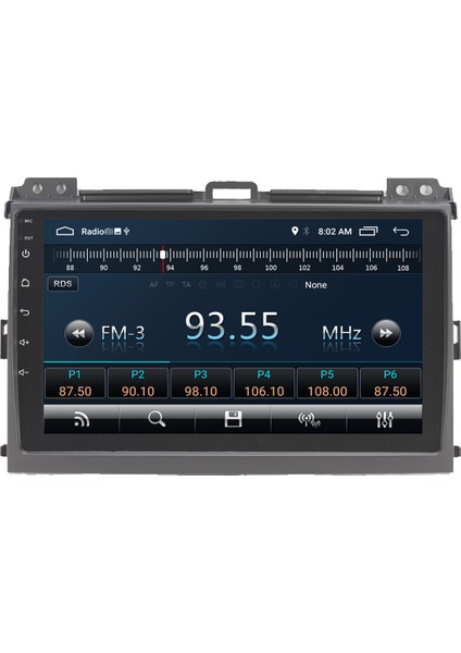 Toyota Land Cruiser Prado Android Carplay Navigasyon Multimedya Ekran Teyp 2gb Ram + 32GB HDD fiyatları