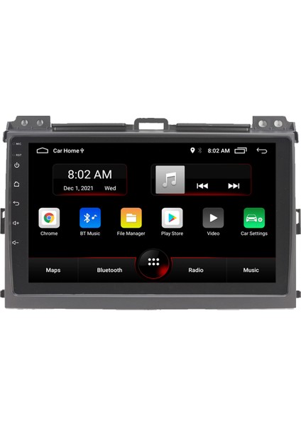 Toyota Land Cruiser Prado Android Carplay Navigasyon Multimedya Ekran Teyp 2gb Ram + 32GB HDD modelleri