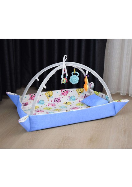 100% Lüks Pamuk Bebek Oyun Halısı ve Çocuk Alanı