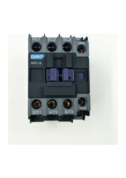925607NXC-18 220V Ac Bobinli 3 Kutuplu Kontaktör, 7,5kw, 18A (Ac-3), 1na+1nk Yardımcı Kontaklı