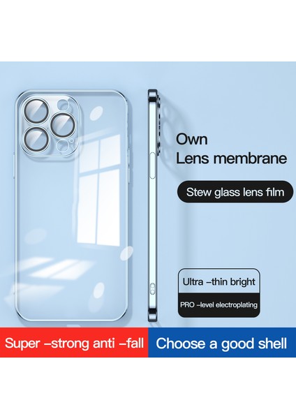 Iphone 13 Golden Için Toz Geçirmez Cam Lens Kılıfı