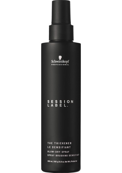 Session Label The Thickener Thickening Strengthening Vegan Blow Dry Hair Spray 200ml