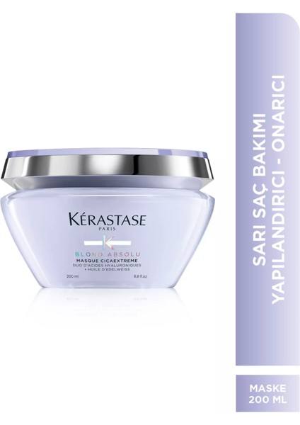 Blond Absolu Masque Ultra Violet Color Hold Hair Mask 200 Ml
