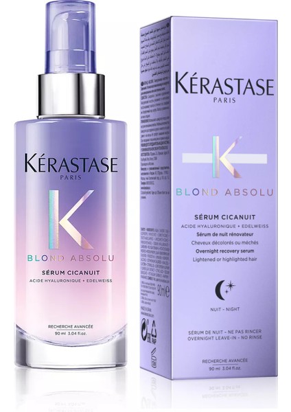 Blond Absolu Serum Cicanuit Sarı Saçlar Için Onarıcı Gece Saç Bakım Serumu 90ml