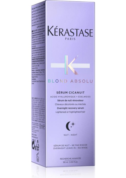 Blond Absolu Serum Cicanuit Sarı Saçlar Için Onarıcı Gece Saç Bakım Serumu 90ml fırsatları