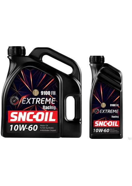 Snc Oil 9100 Fh Extreme Racing 10W-60 5 Litre Motor Yağı ( Üretim Yılı: 2023 )