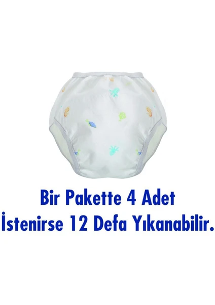 Sevi Bebe Pamuk Pedli Alıştırma Külodu (4 Adet) ART-259 Orjinal