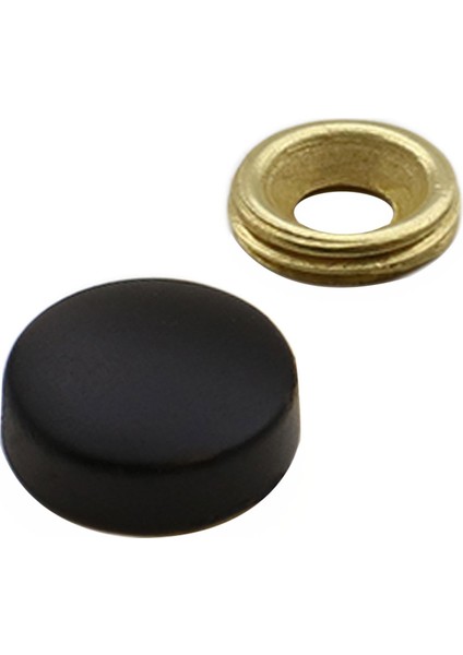 Dekoratif Vida Kapağı Kapatıcı 20 mm Mat Siyah Vida Tapası Tıpası (10 Adet) modelleri