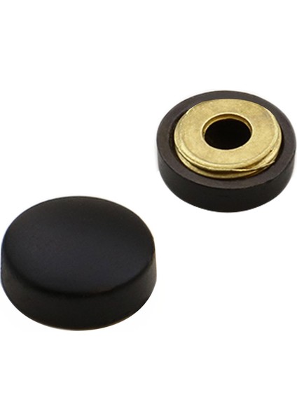 Dekoratif Vida Kapağı Kapatıcı 20 mm Mat Siyah Vida Tapası Tıpası (10 Adet) fırsatları