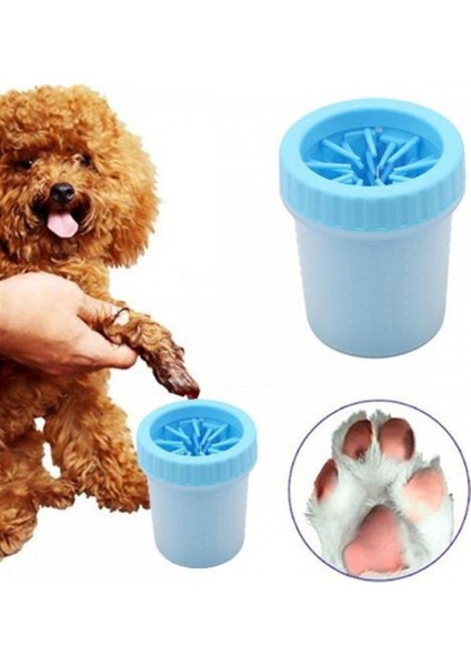 Köpek Pati Temizleme Koruyucu Pati Yıkama Pençe Temizleyici Yıkanabilir Kova 11 x 9 cm
