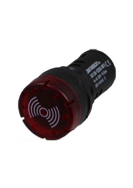 Sesli LED Flaşör Ikazlı Buzzer 220V Ac/dc