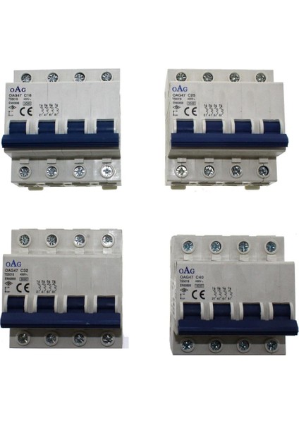 4×63A Anahtarlı Otomatik Sigorta (Oag)