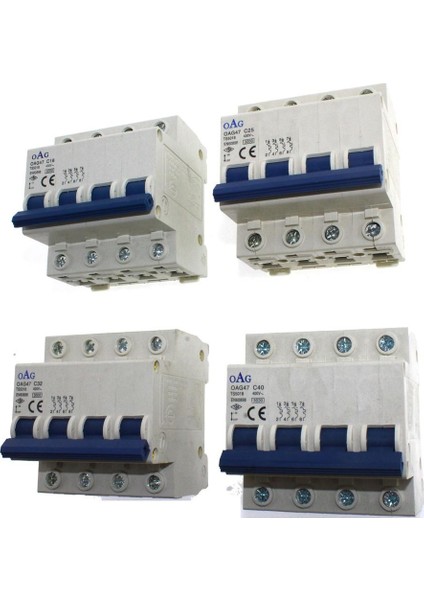 4×63A Anahtarlı Otomatik Sigorta (Oag)