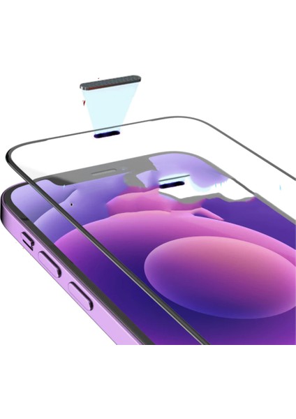 Iphone 13 Ekran Korucu Toz Filtreli 5d Full Ekran Koruyucu